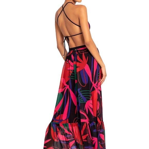 PatBO Rio Halter Beach Dress - Size S - - Picture 4 of 9